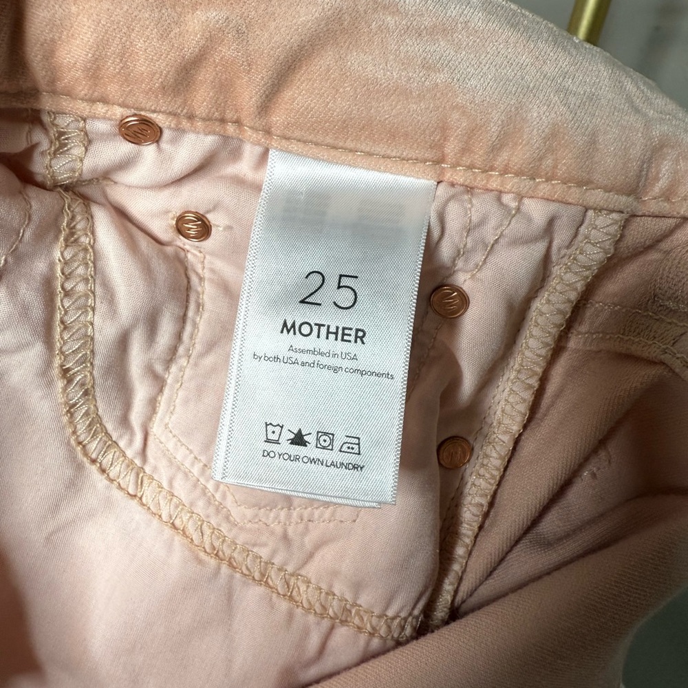 Mother Looker Velvet Skinny Pants - Picture 6 of 7